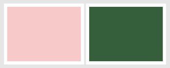millennial pink and forest green two colors