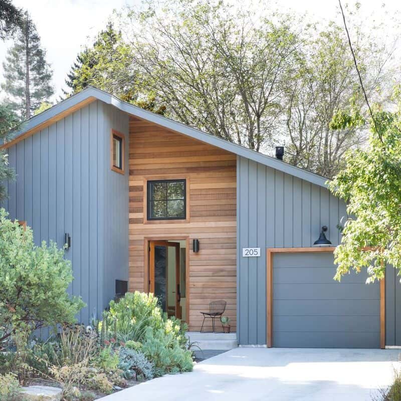 Blue House Exterior