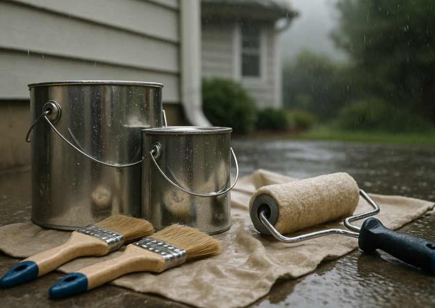 Wet Weather Painting