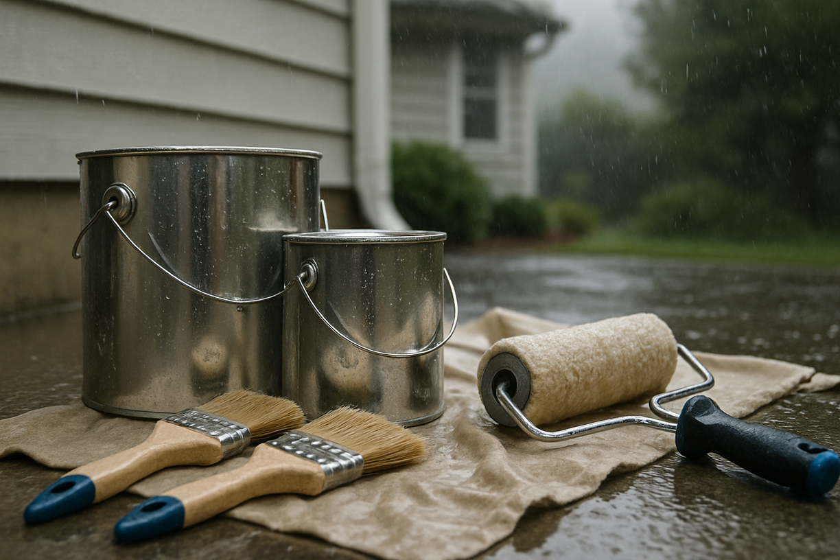 Wet Weather Painting